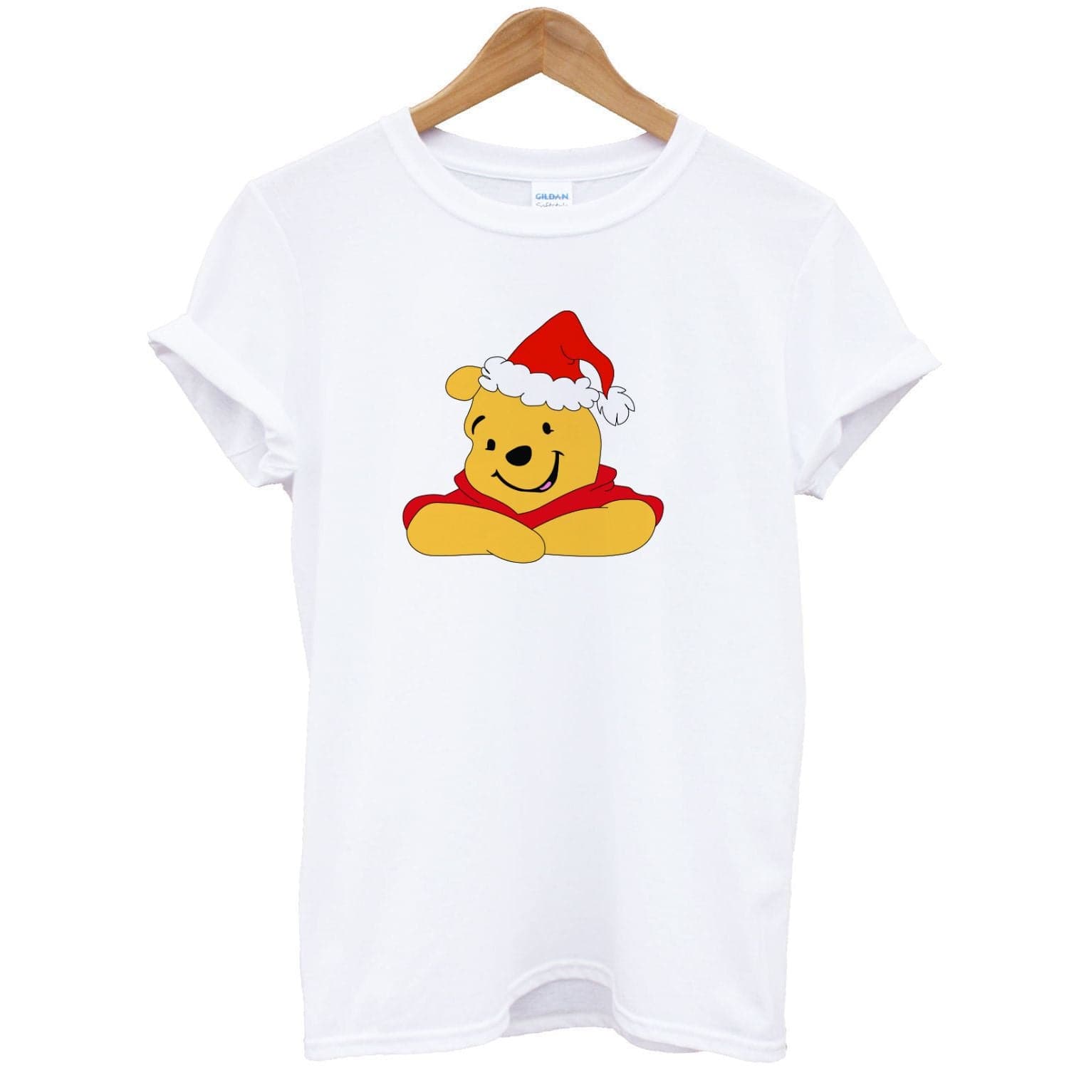 Winnie Pattern Christmas T-Shirt