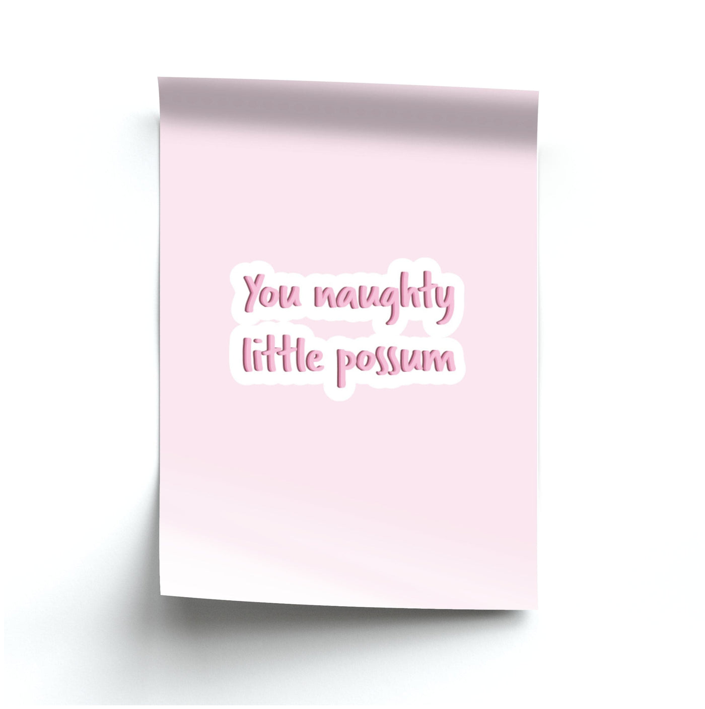 You Naughty Little Possum - Too Hot To Handle Poster