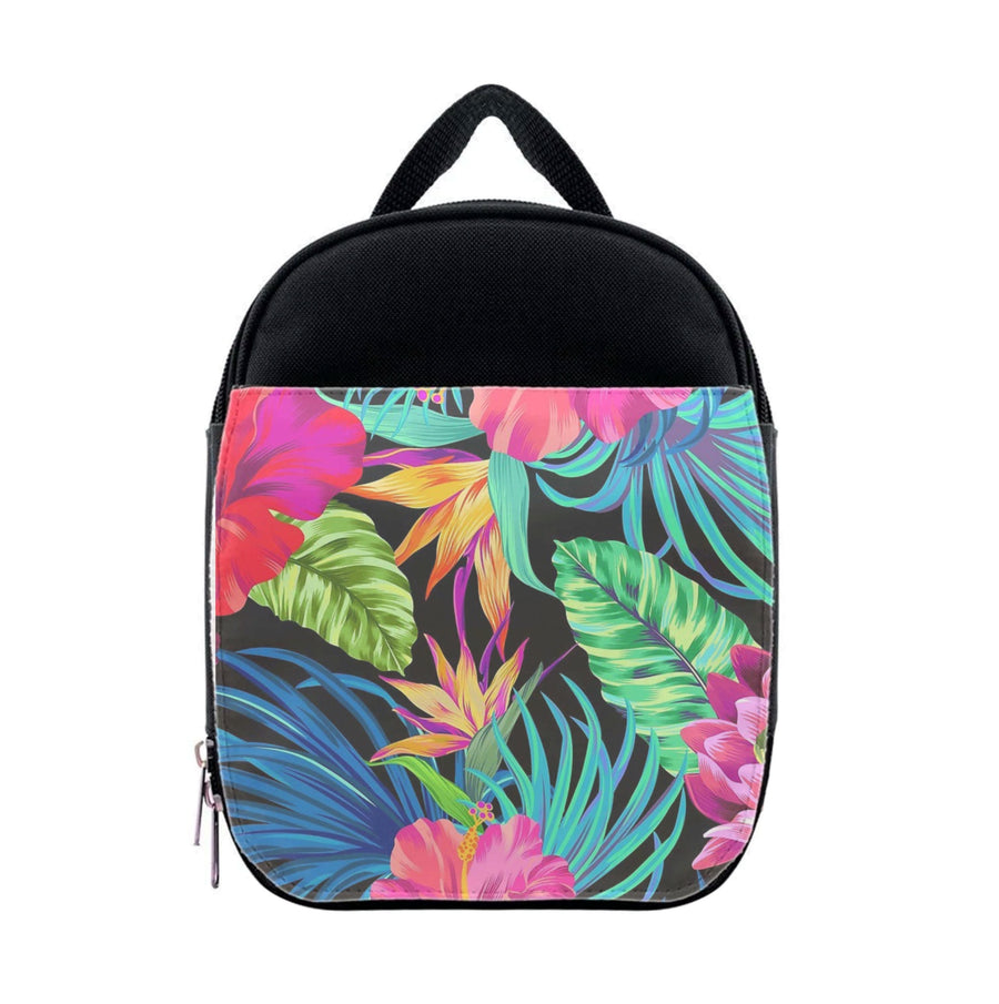 Colourful Hibiscus Pattern Lunchbox