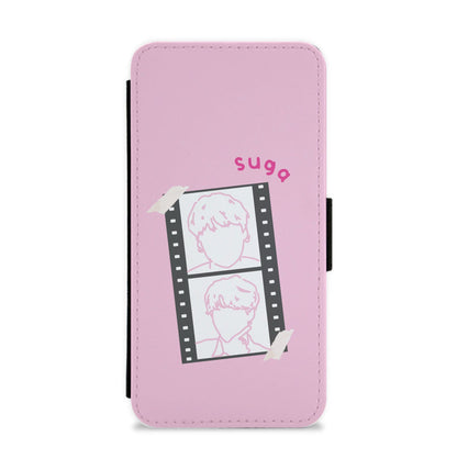 Suga - K Pop Flip / Wallet Phone Case