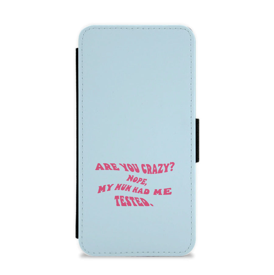 Are You Crazy? - Young Sheldon Flip / Wallet Phone Case