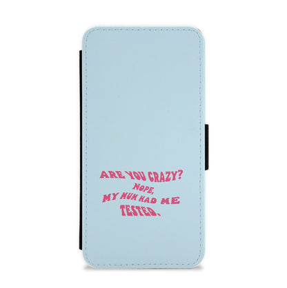 Are You Crazy? - Sheldon Flip / Wallet Phone Case