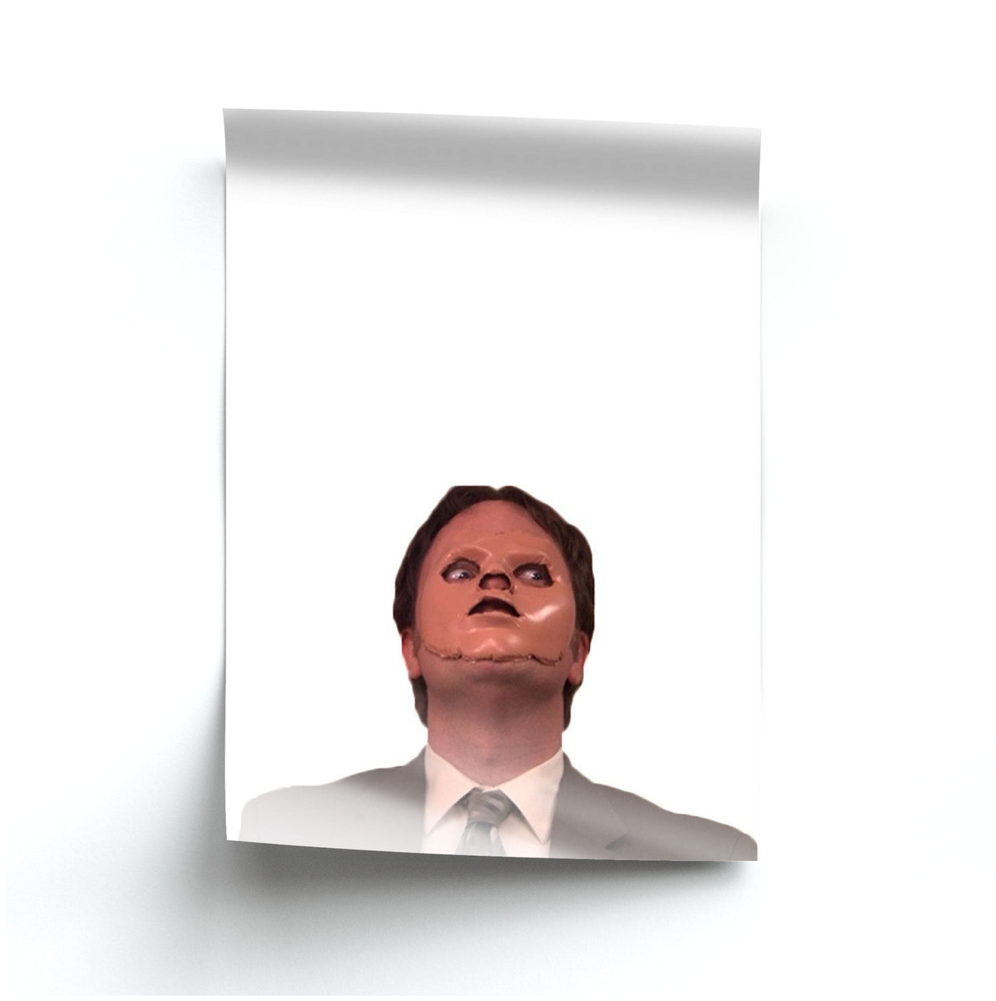 Dwight And The Dummy - The Office Poster