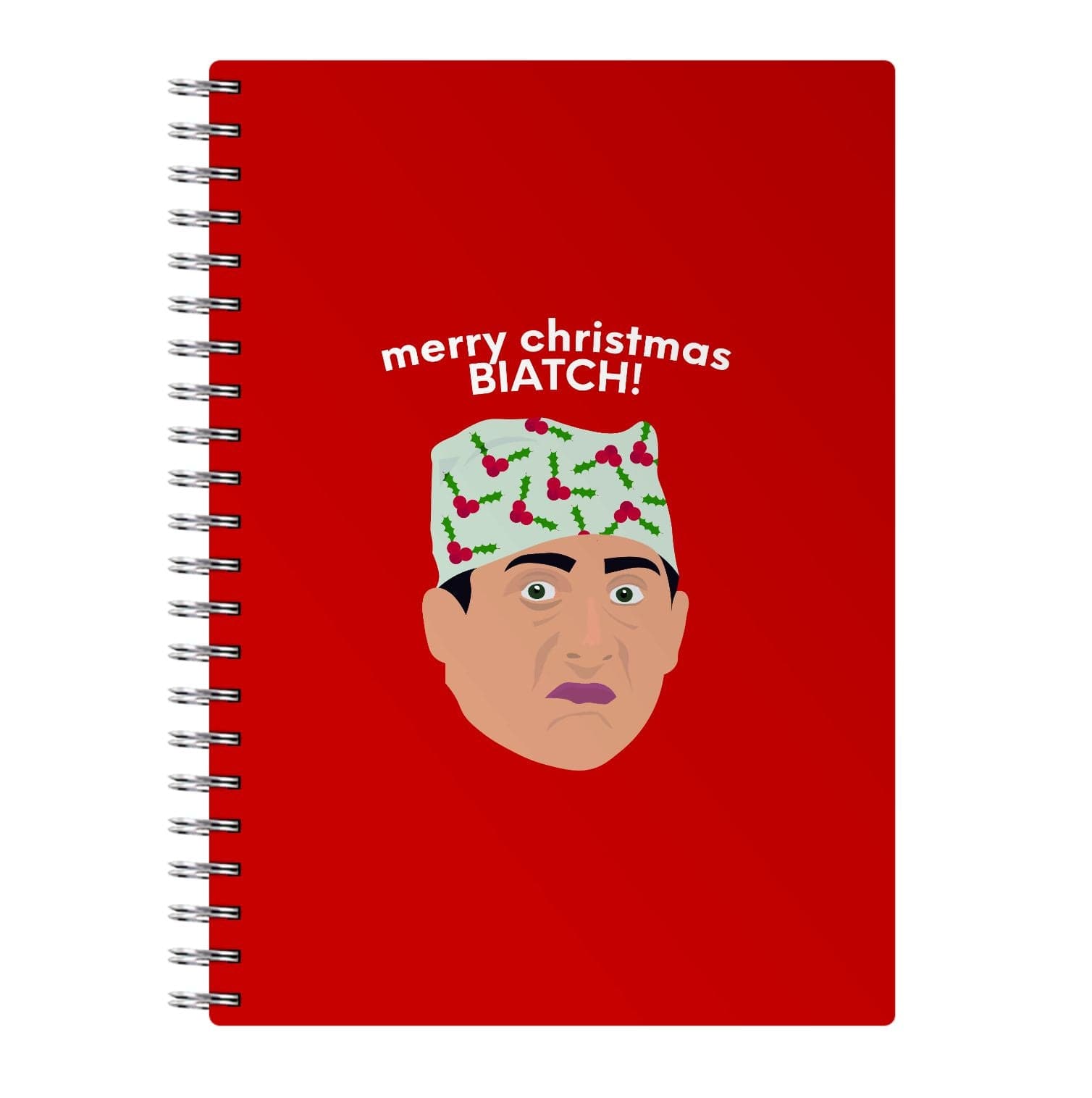 Merry Christmas Biatch Notebook