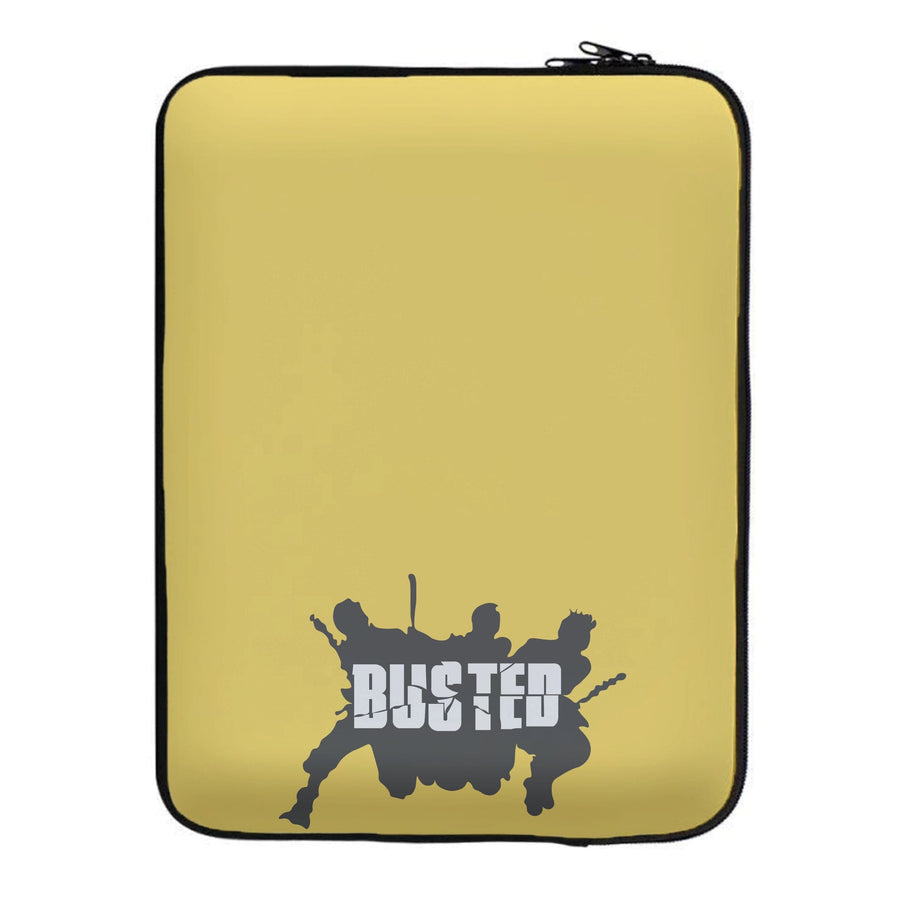 Splatter Text - Busted Laptop Sleeve