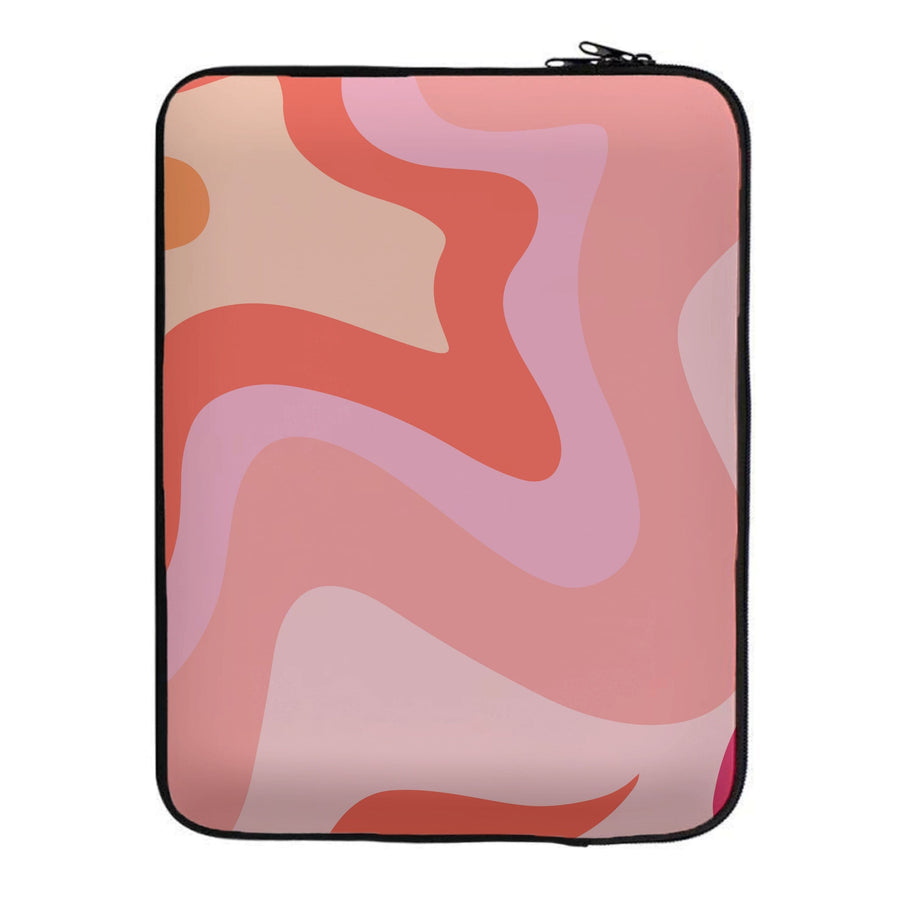 Abstract Pink And Purple Laptop Sleeve