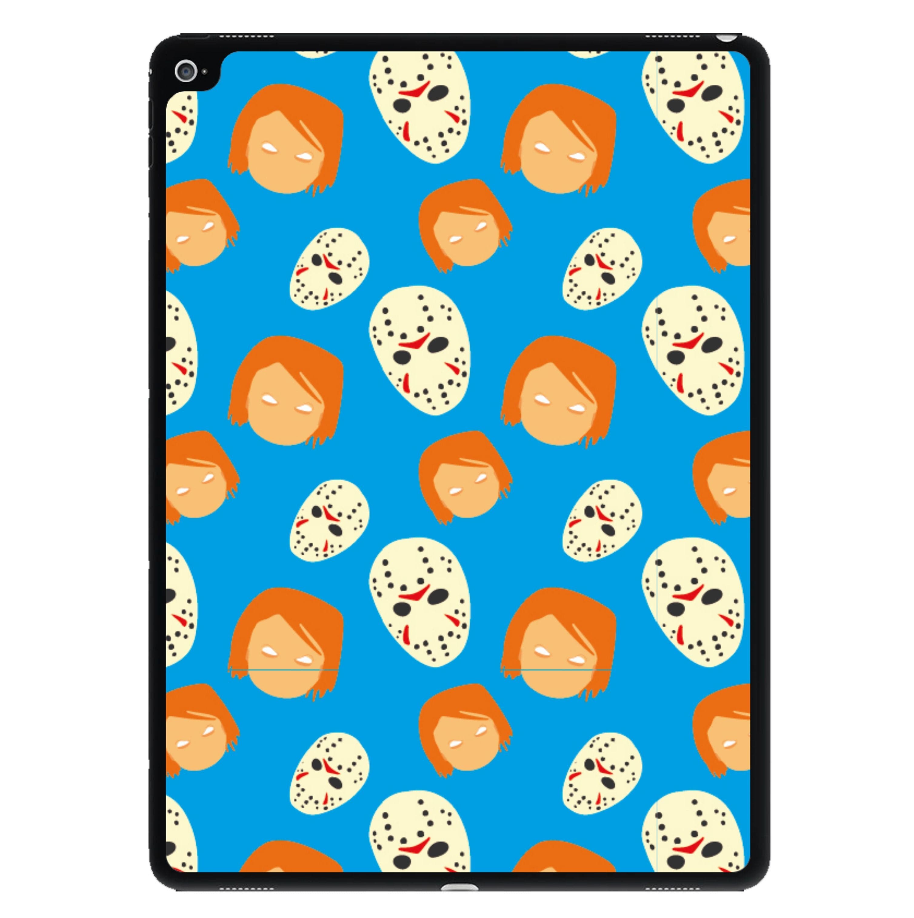 Chucky And Jason Pattern - Halloween iPad Case