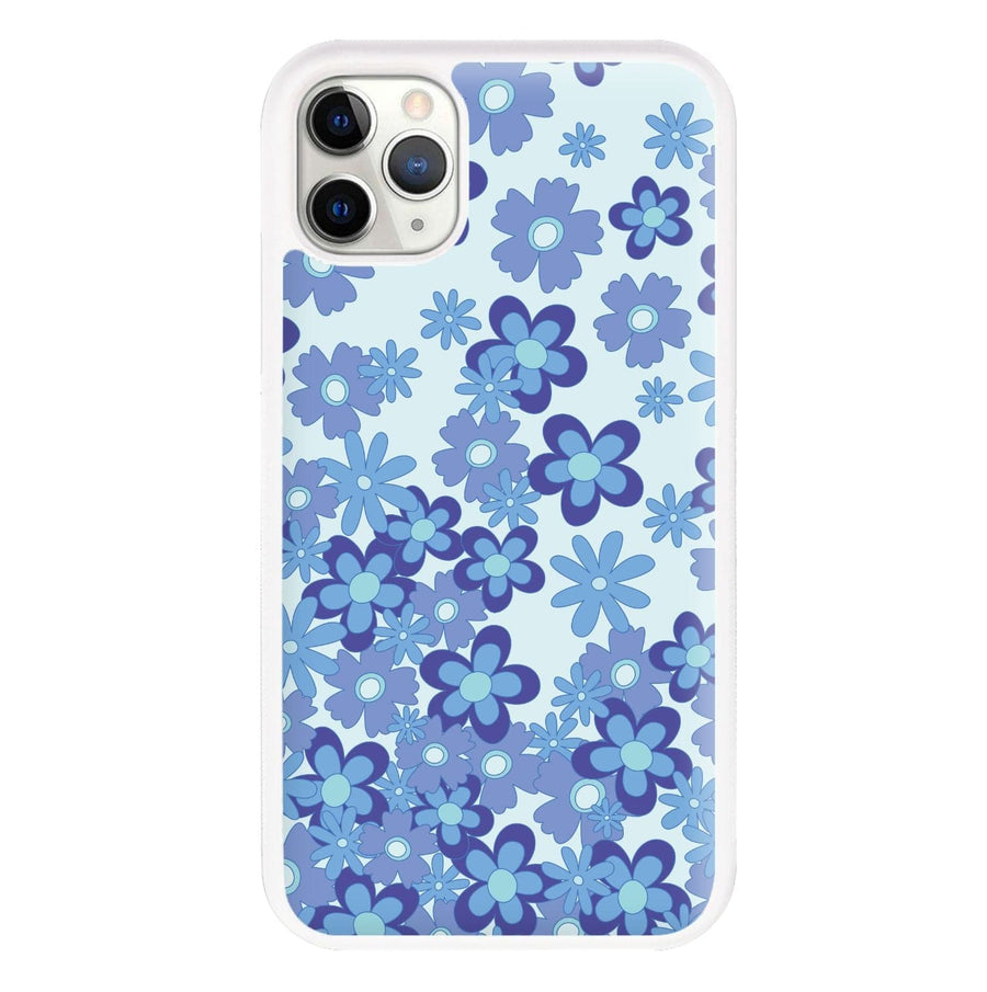Blue Flowers - Floral Patterns Phone Case