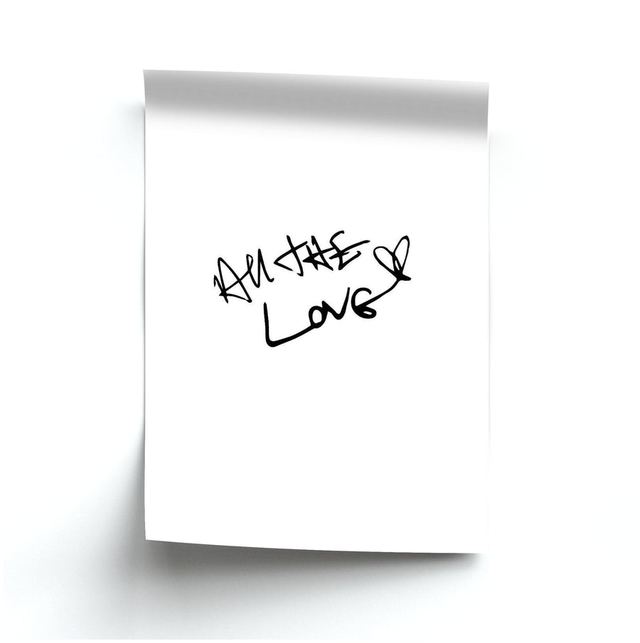 All The Love - Harry Styles Poster