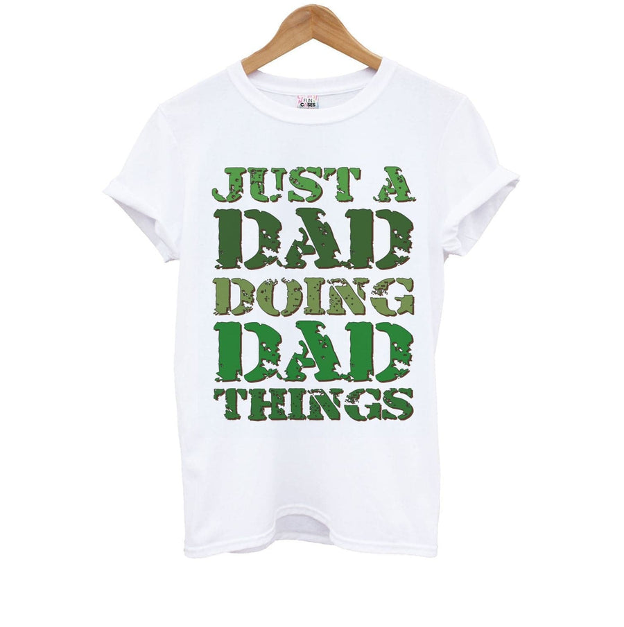 Doing Dad Things - Fathers Day Kids T-Shirt