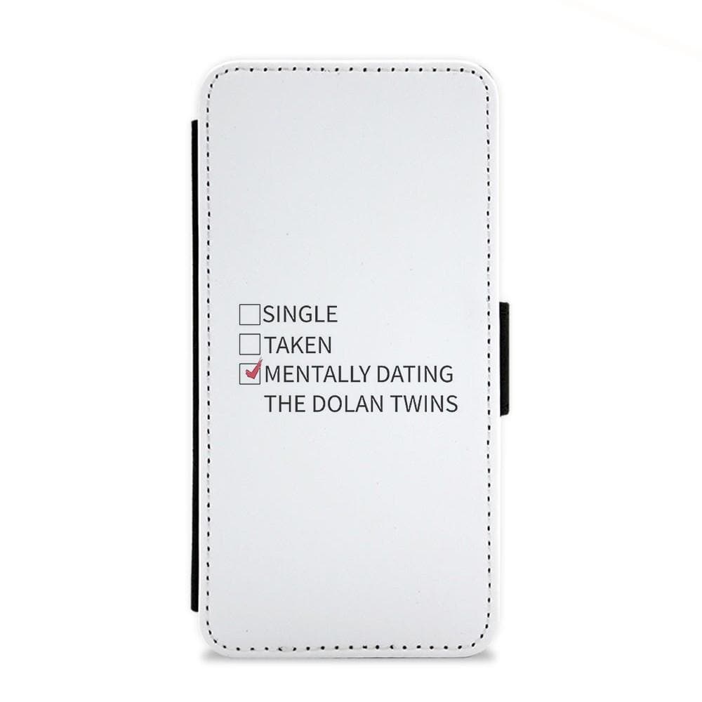 Mentally Dating The Dolan Twins Flip Wallet Phone Case - Fun Cases