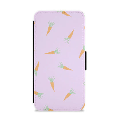 Carrots - Easter Patterns Flip / Wallet Phone Case