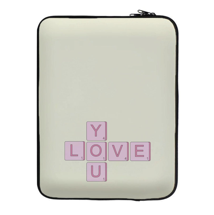 Love You - Valentine's Day Laptop Sleeve