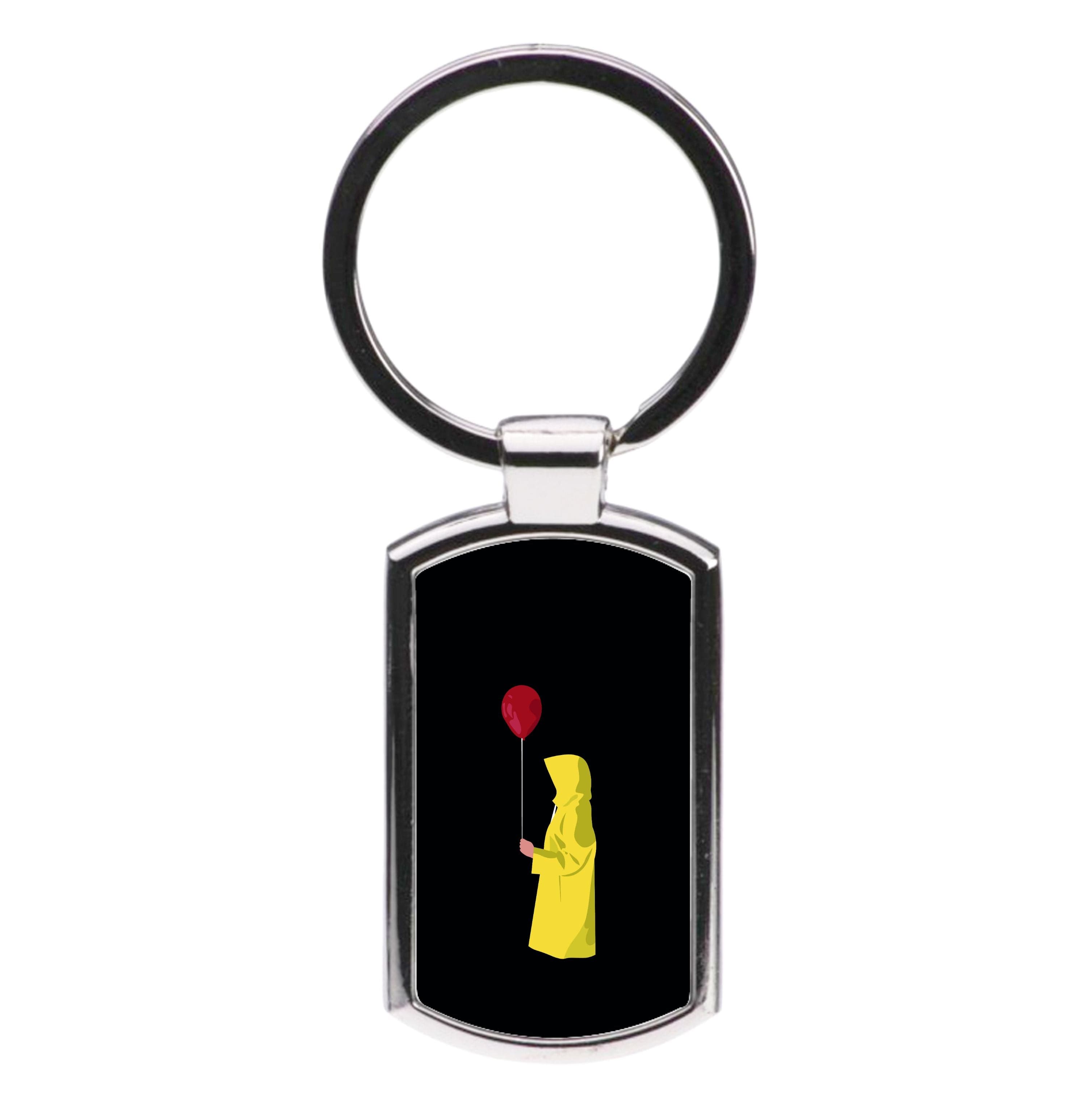 Holding Balloon - Clown Luxury Keyring