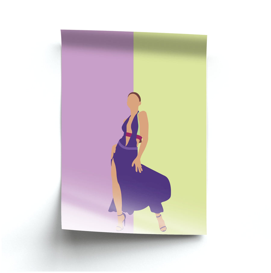 Yellow And Purple - Zendaya Poster