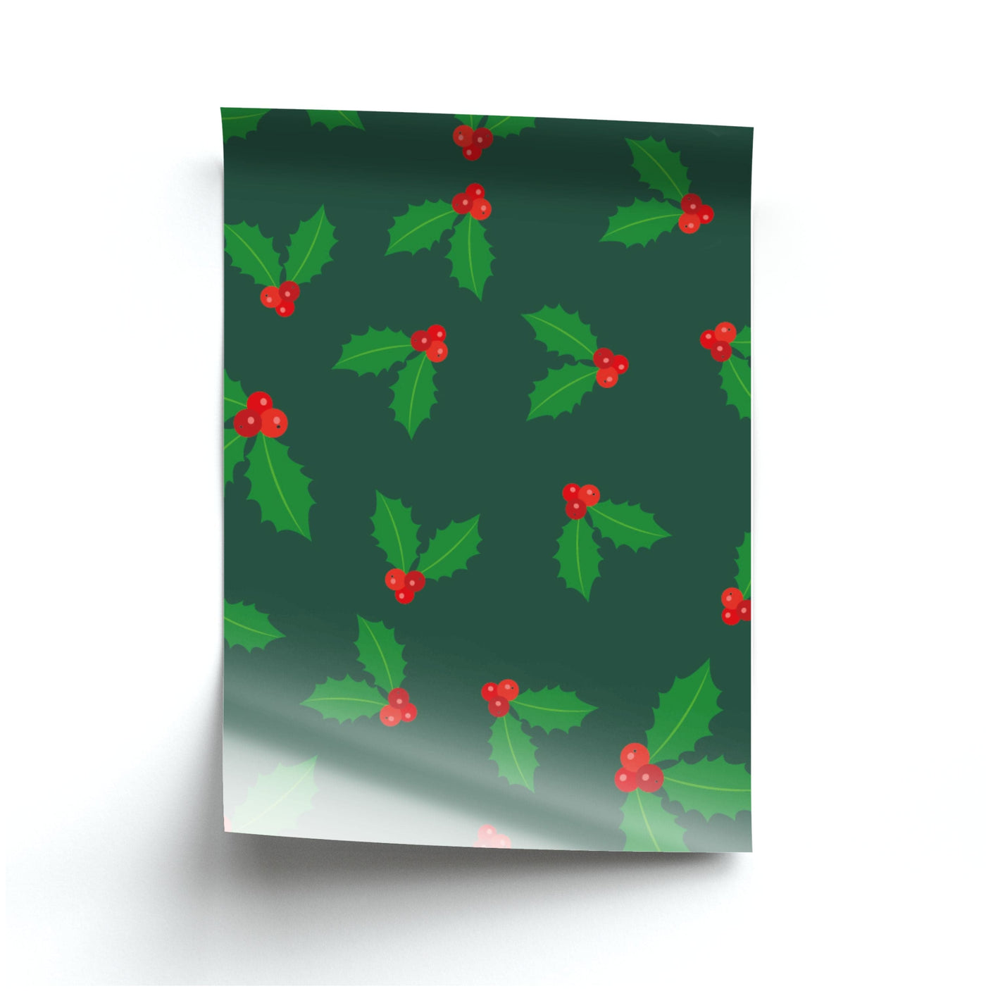 Holly - Christmas Patterns Poster