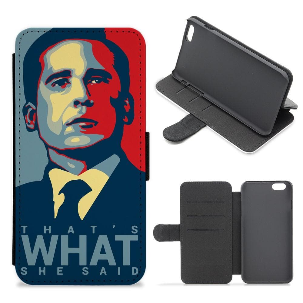 That's What She Said - The Office Flip / Wallet Phone Case - Fun Cases