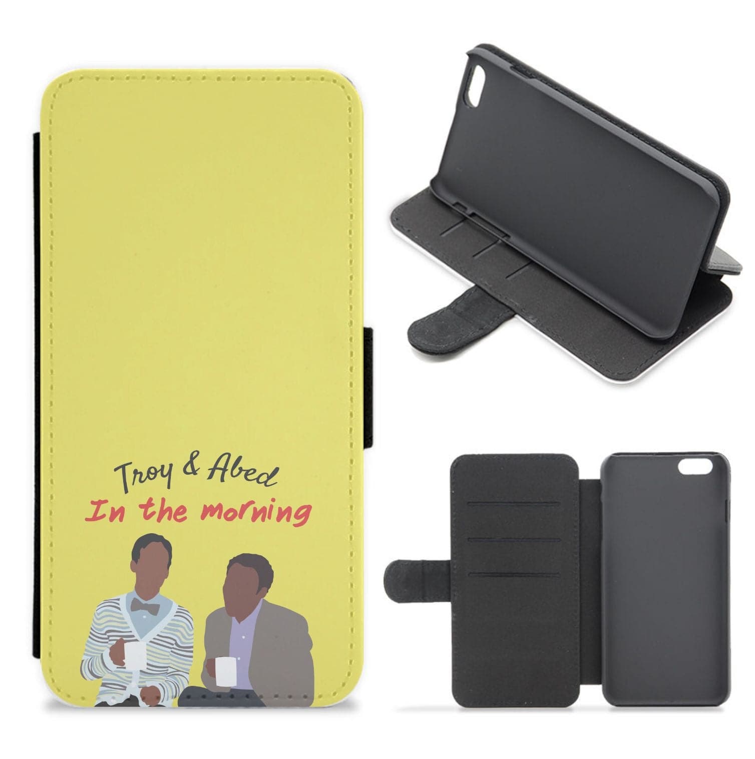 Troy And Abed In The Morning - Community Flip / Wallet Phone Case