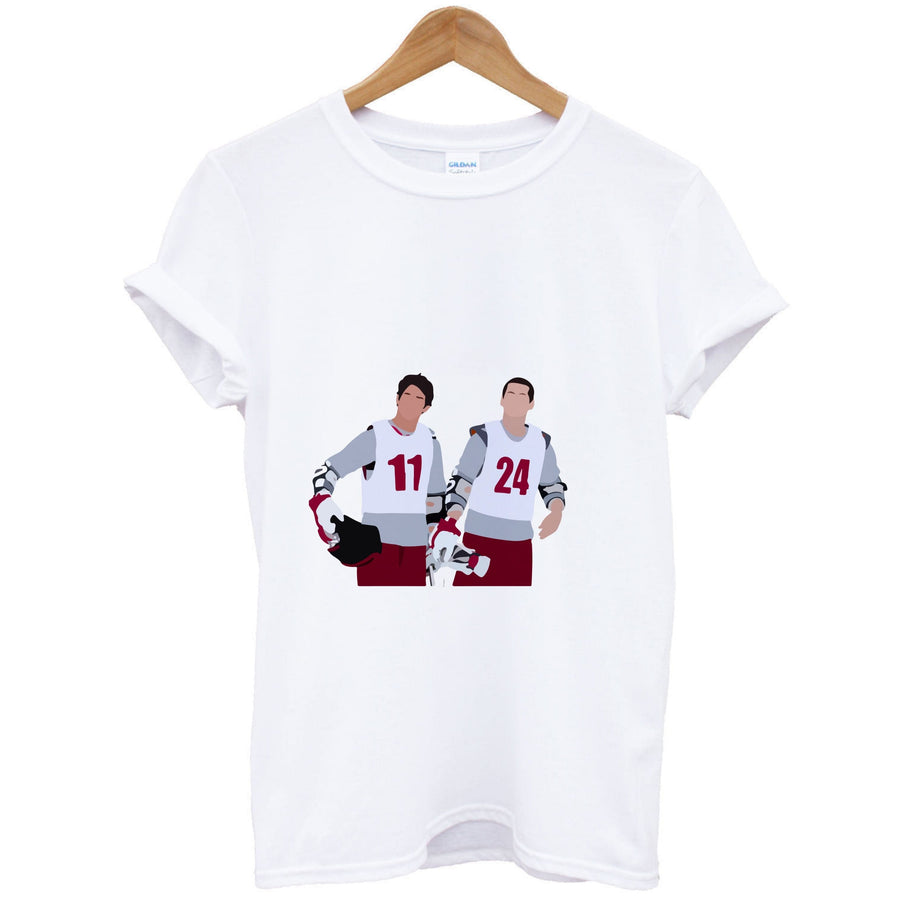 Scott and Stiles Football - Teen Wolf  T-Shirt