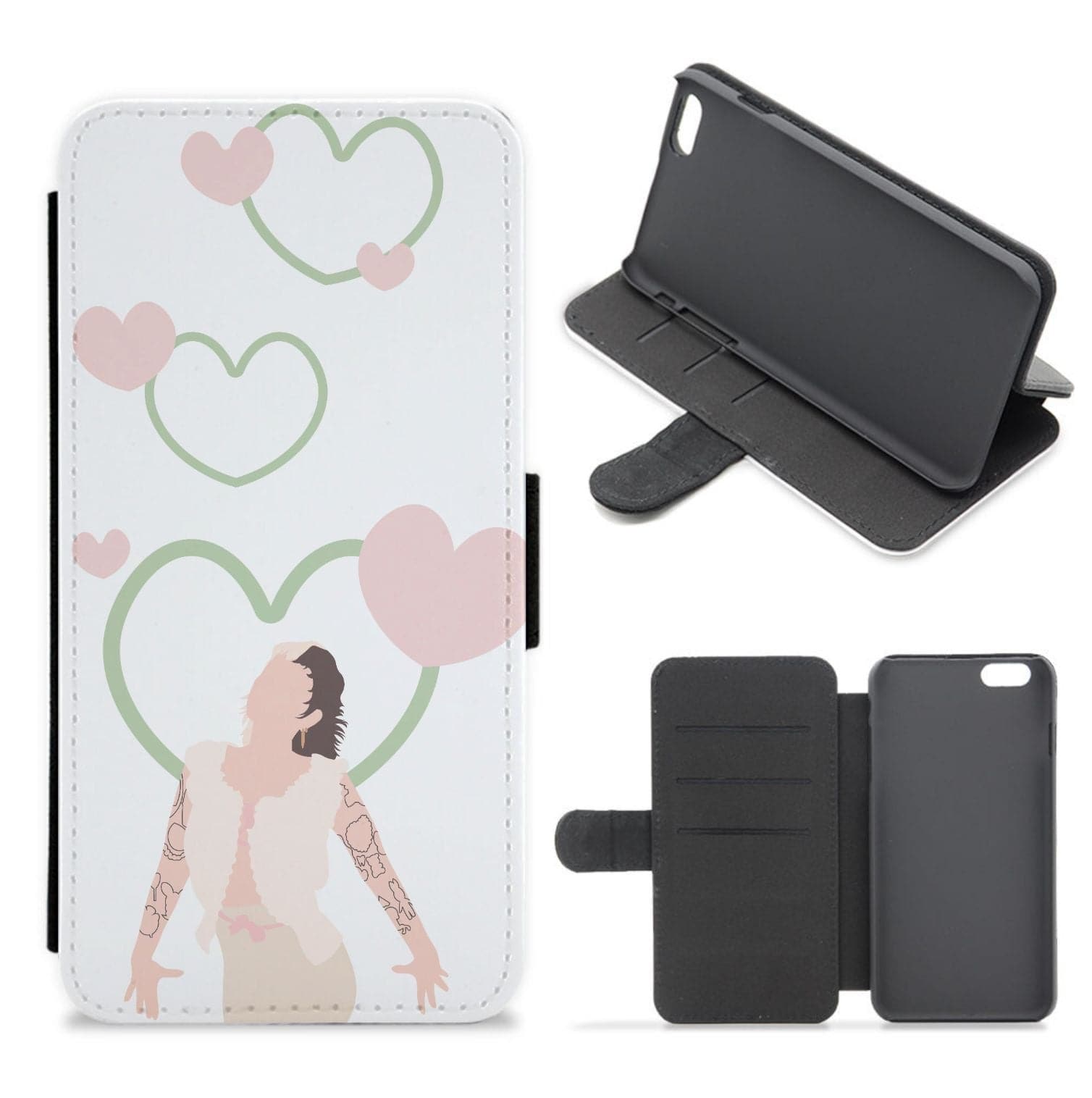 Hearts Flip / Wallet Phone Case