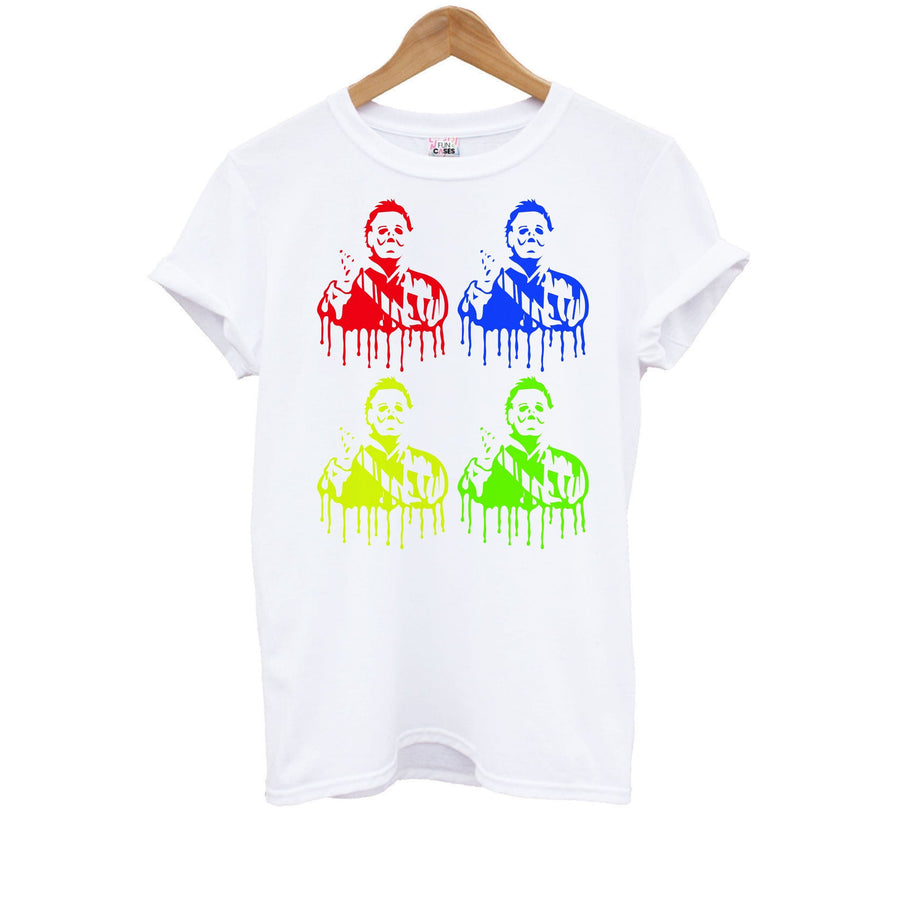 Colour Splash - Michael Myers Kids T-Shirt
