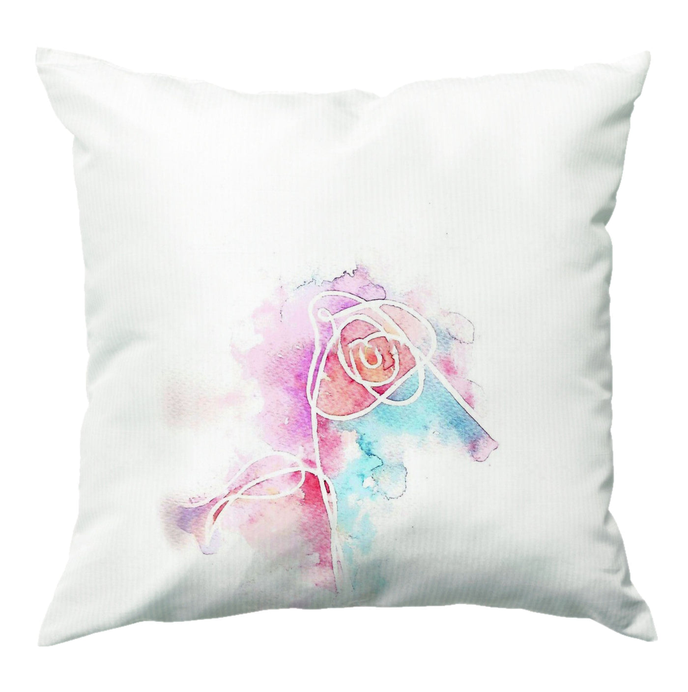 BTS Love Yourself Watercolour Painting Cushion