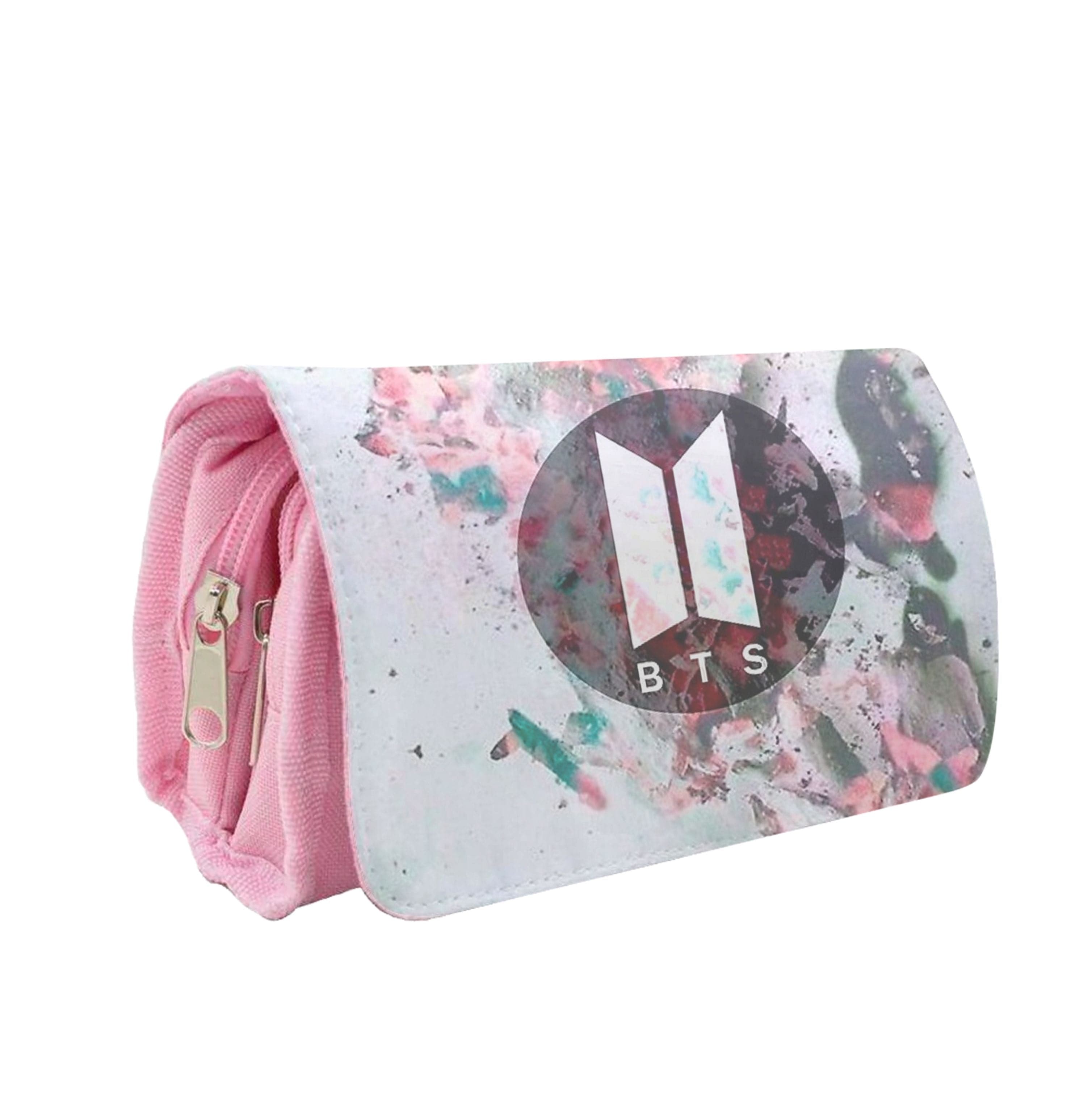 K-Pop Band Marble Logo Pencil Case