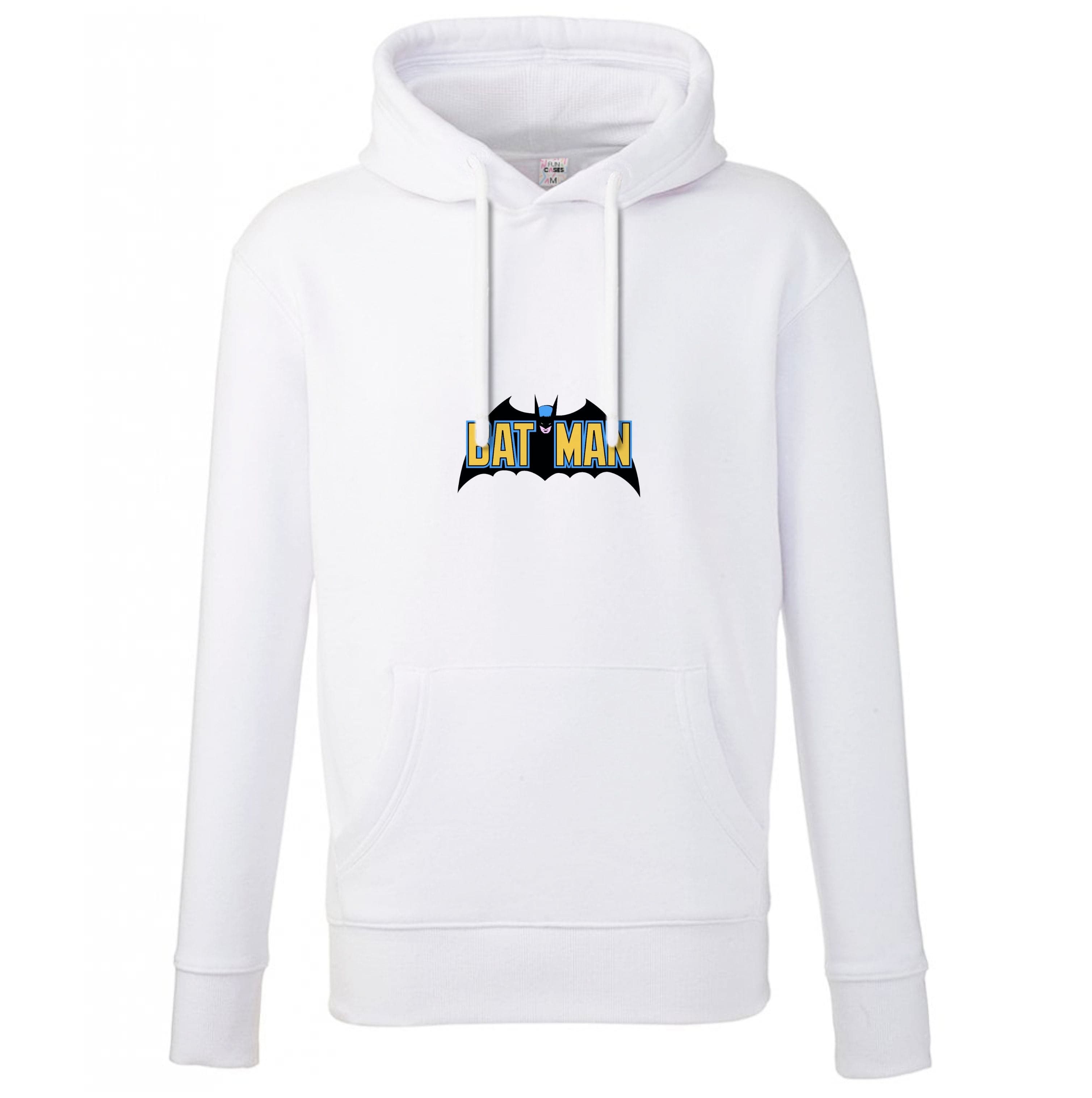 Yellow Bat Superhero Logo Hoodie