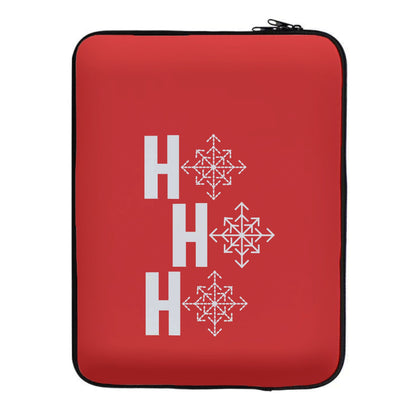 HO HO HO - Christmas Patterns Laptop Sleeve