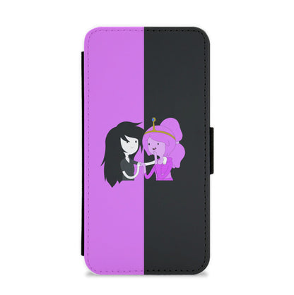 Marceline And Bubblegum Flip / Wallet Phone Case