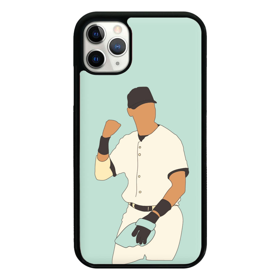 Derek Jeter Outline - Baseball Phone Case