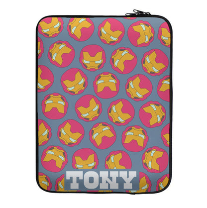 Iron Man - Personalised Superhero Comic Laptop Sleeve