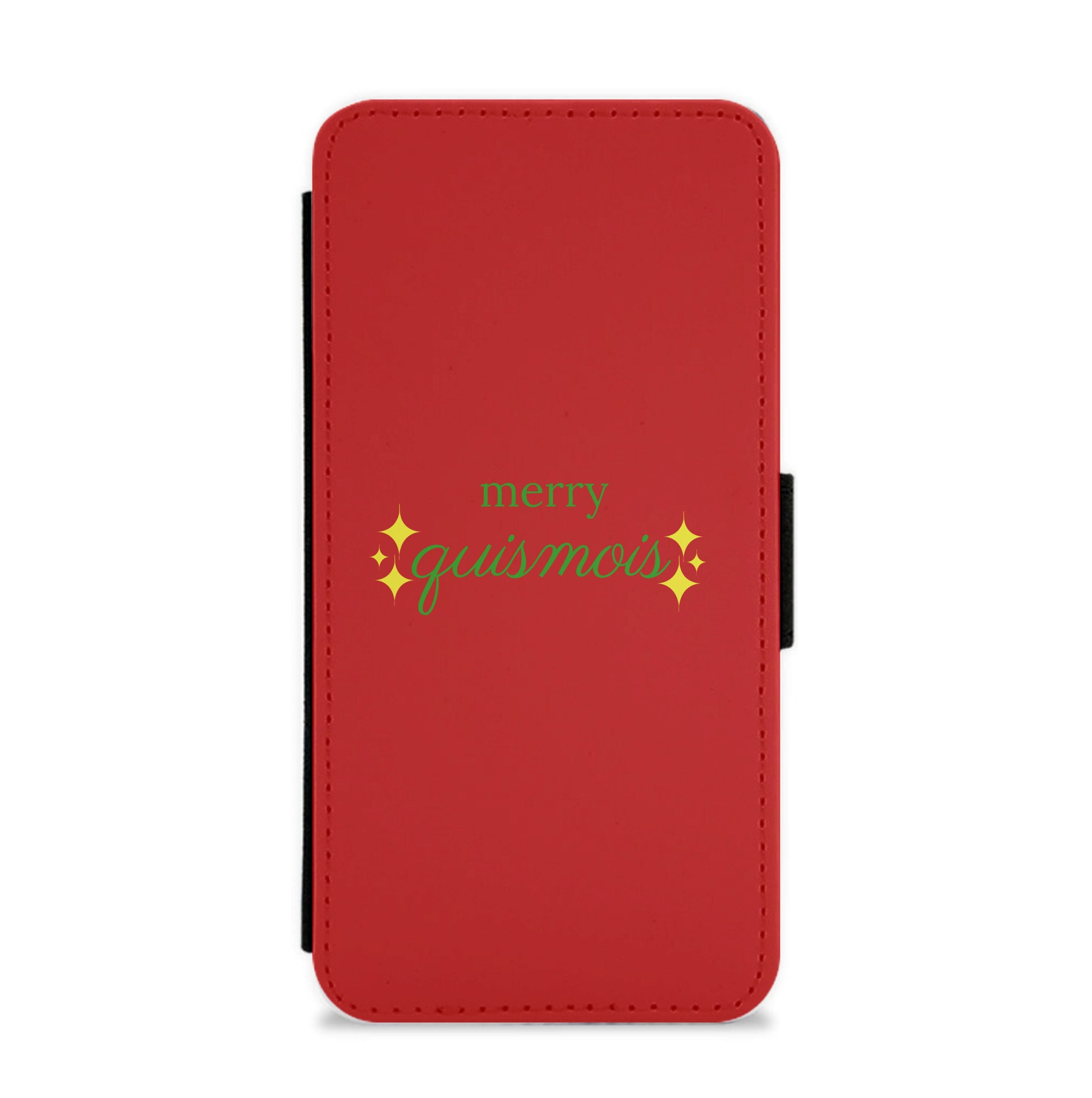 Red - Quismois Flip / Wallet Phone Case