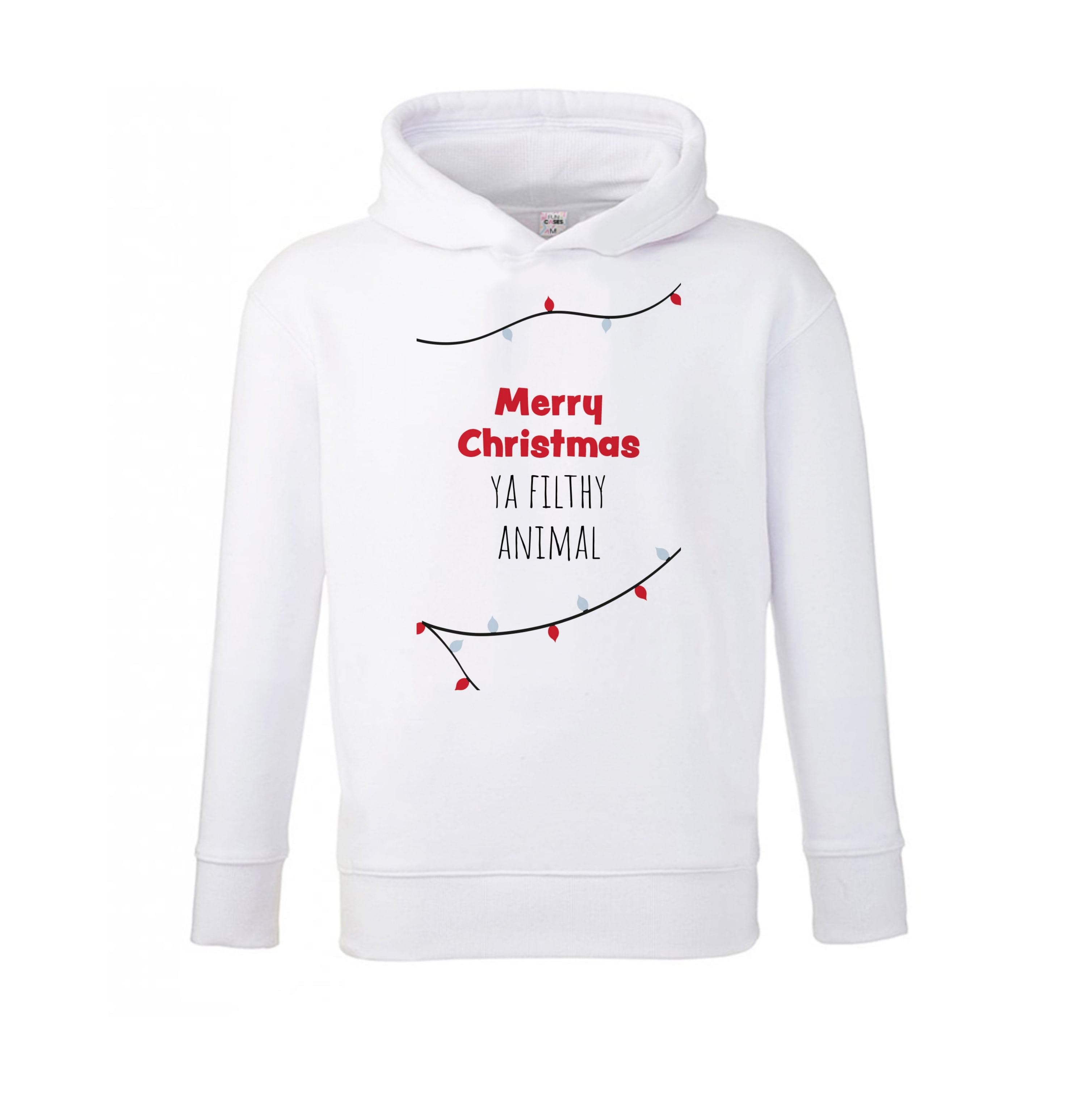 Merry Christmas Ya Filthy Animal Kids Hoodie