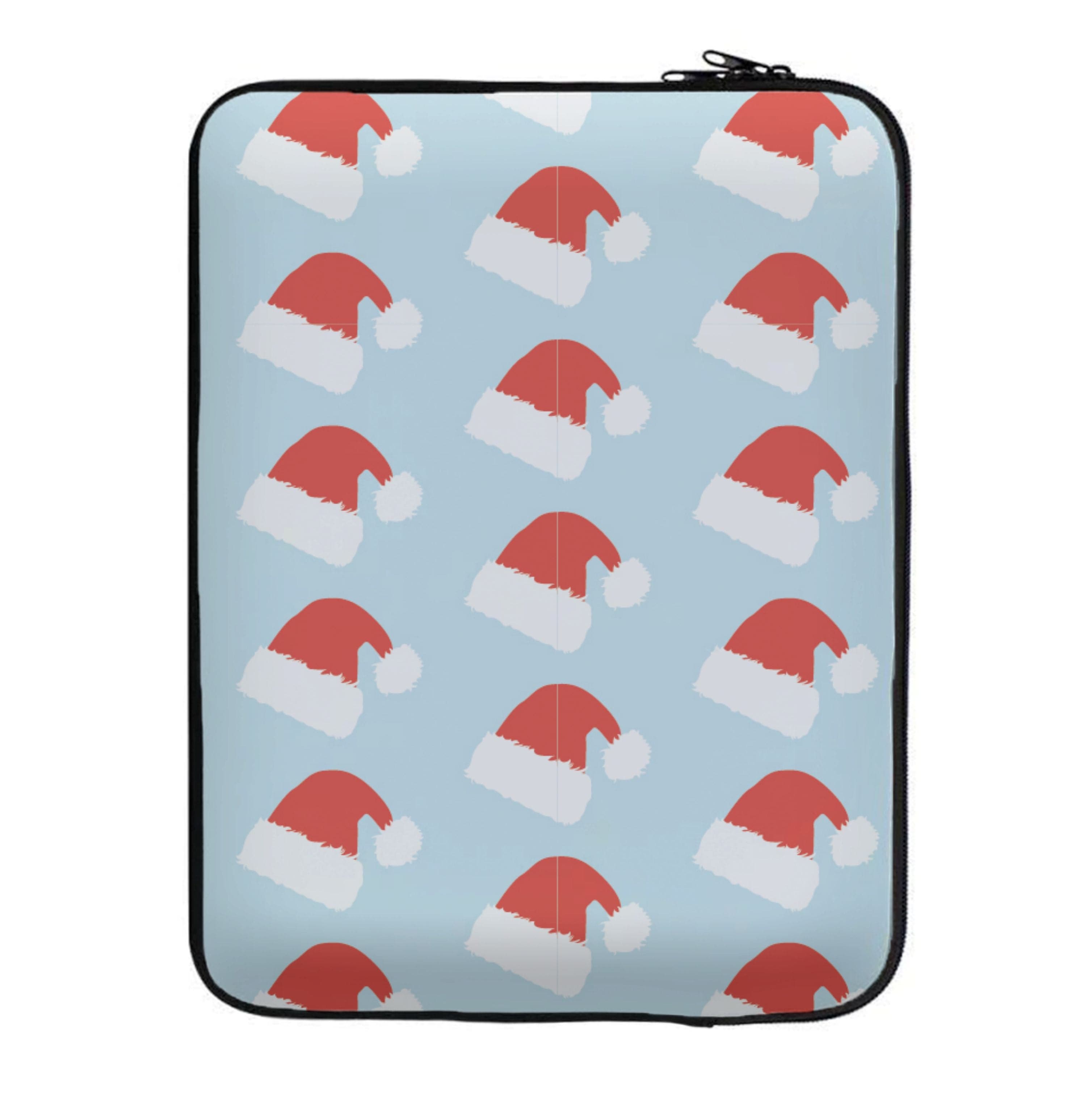 Santa Hat - Christmas Patterns Laptop Sleeve