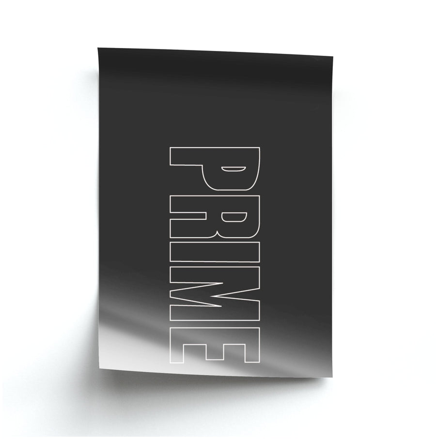 Prime - Black Poster