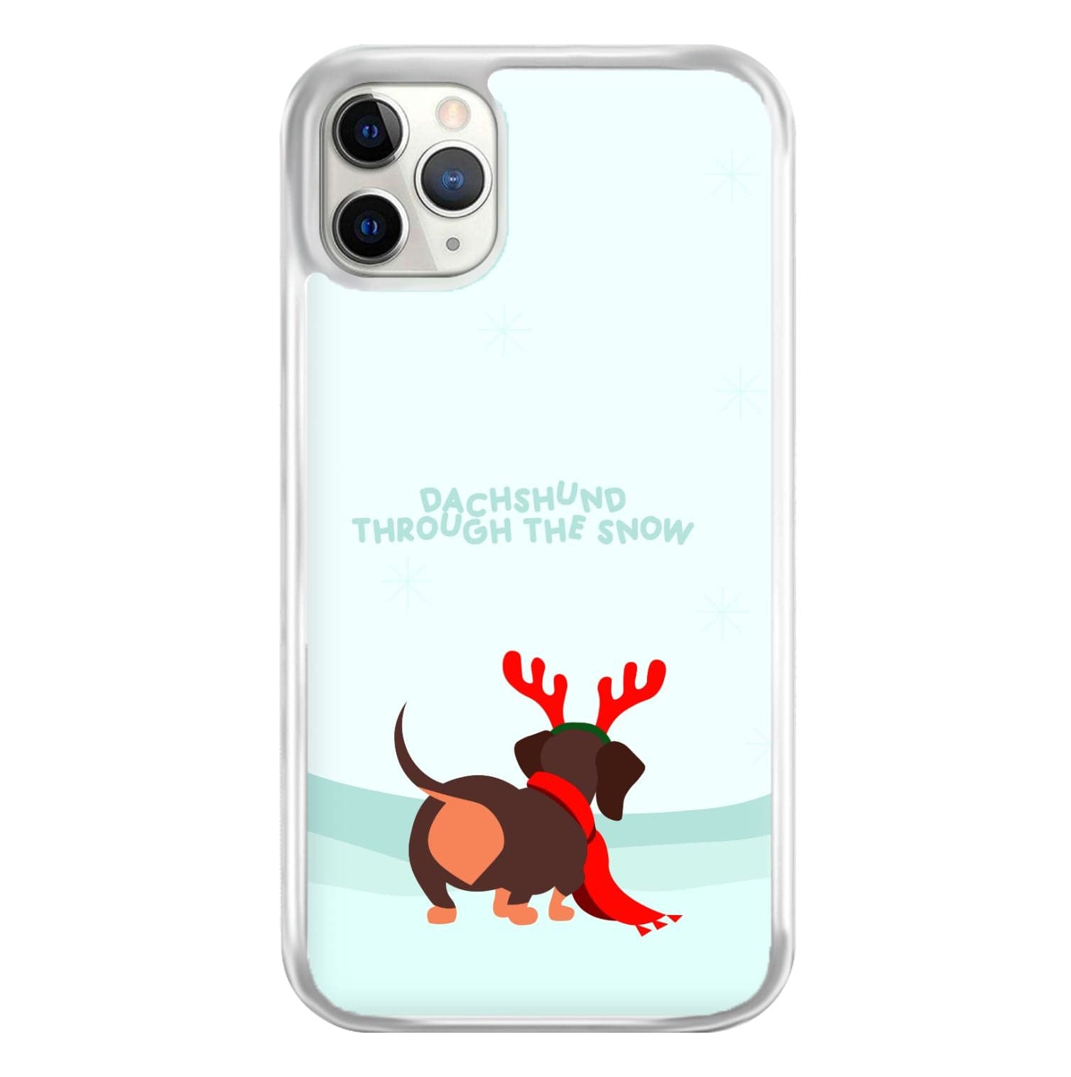 Dachshund Through The Snow - Christmas Phone Case