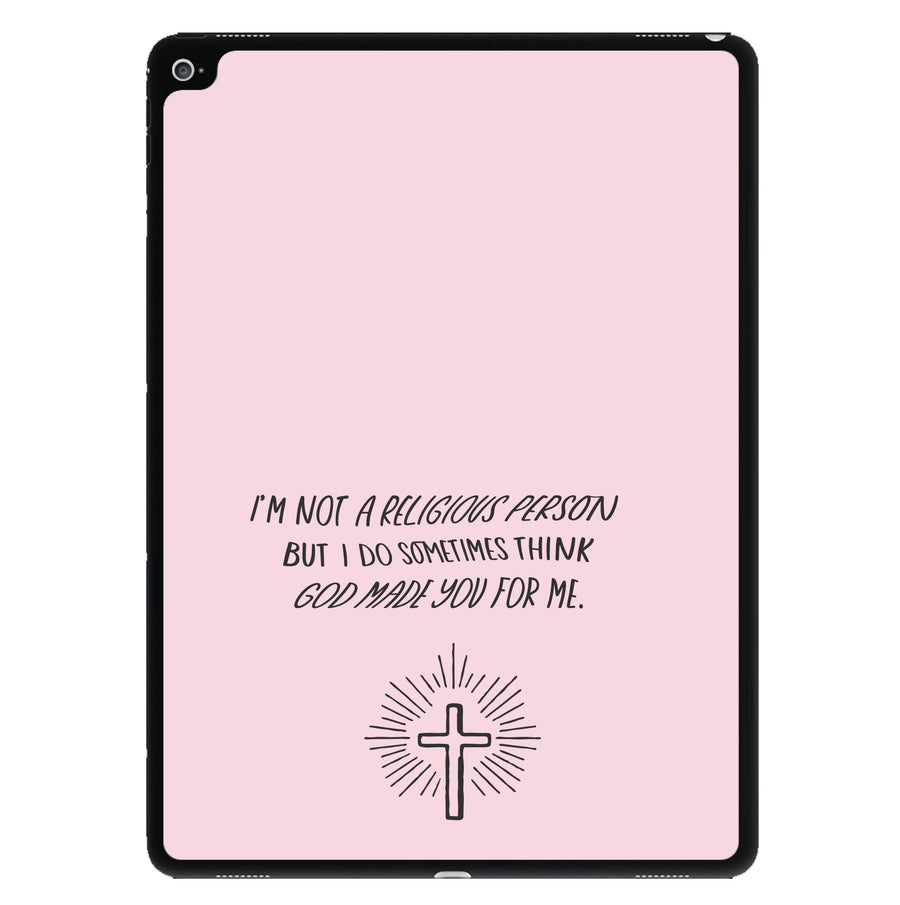 I'm Not A Religious Person - Normal People iPad Case
