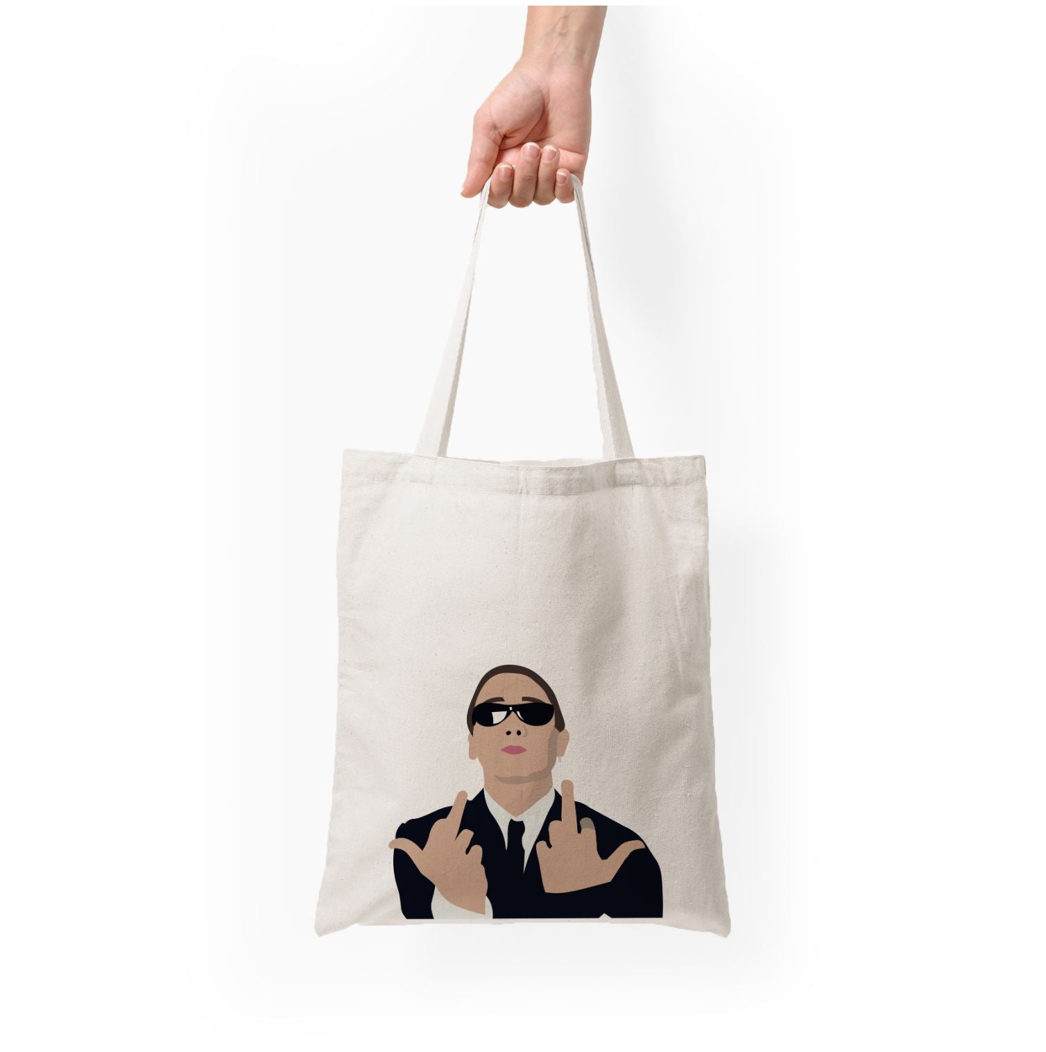 Middle Finger Tote Bag