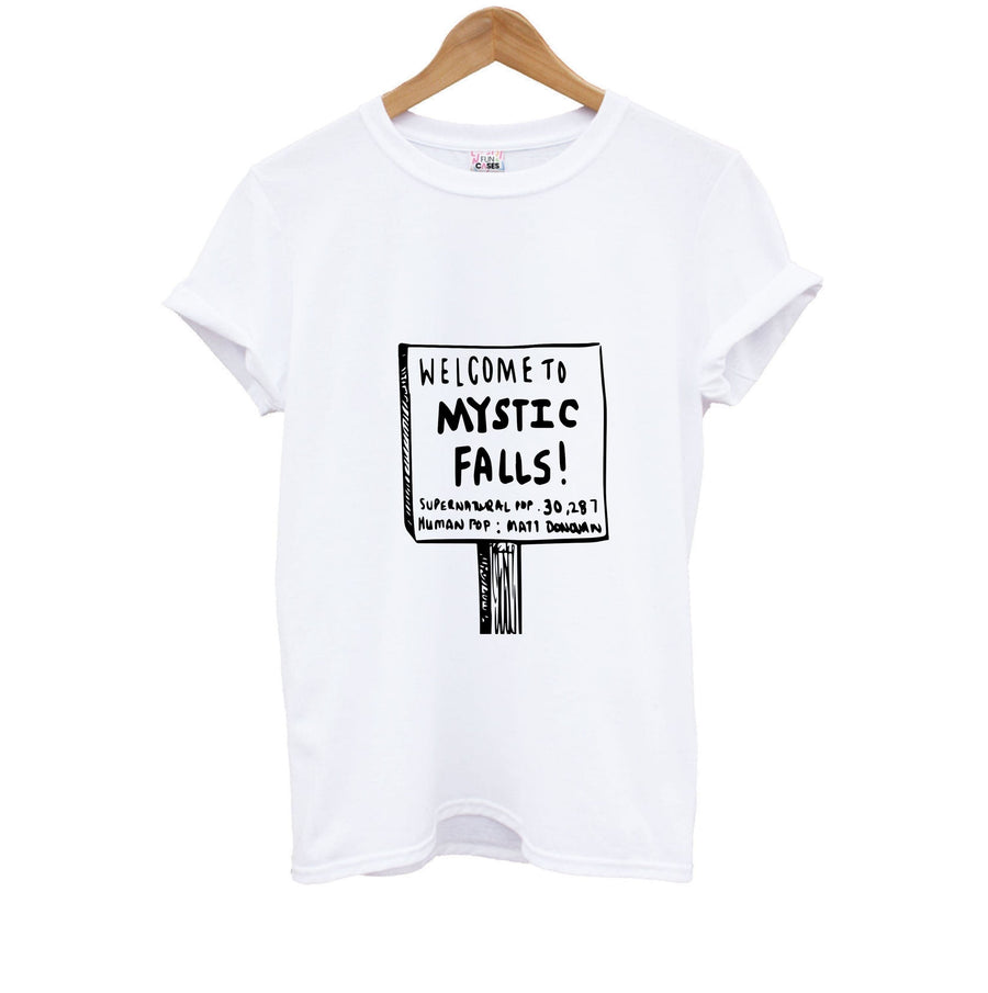 Welcome to Mystic Falls - Vampire Diaries Kids T-Shirt
