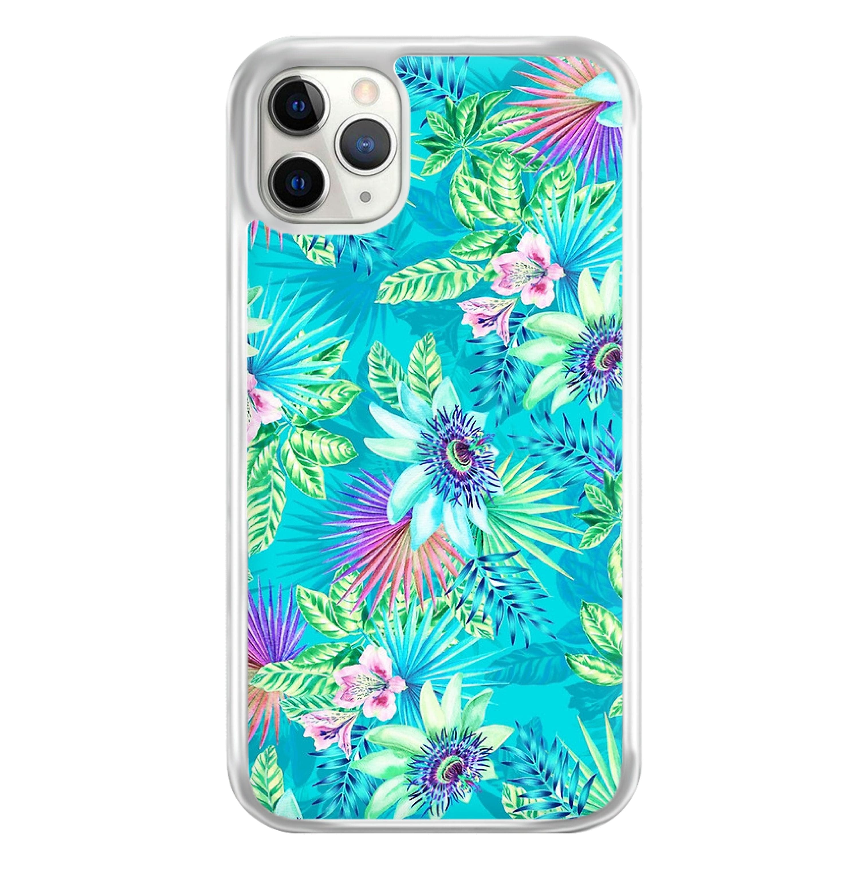 Blue Floral Pattern Phone Case